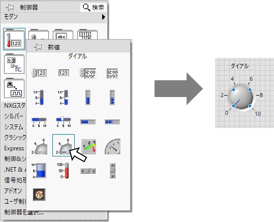 VIのフロントパネル操作 | ペリテックSI